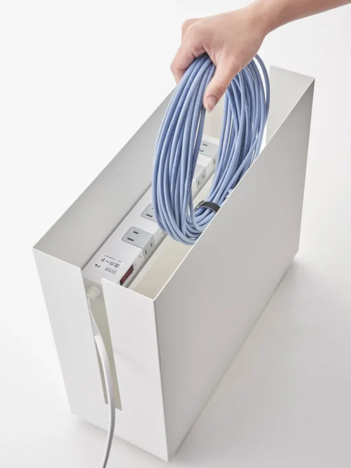 Material De Oficina|Material De Oficina>Yamazaki Caja para cables Tower Blanco