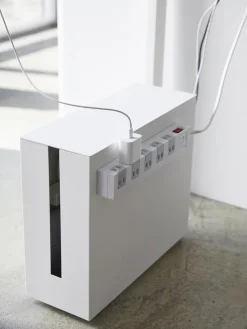 Material De Oficina|Material De Oficina></noscript>Yamazaki Caja para cables Tower Blanco