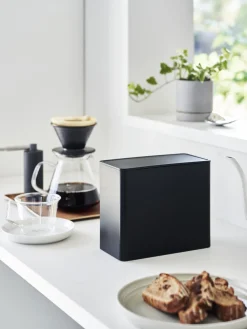 Caja para filtros de café de metal Tower Almacenaje De Cocina