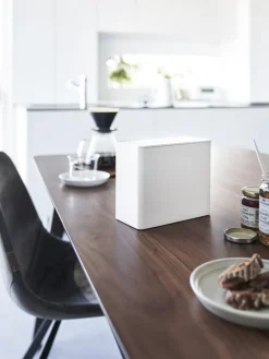 Almacenaje De Cocina>Yamazaki Caja para filtros de café de metal Tower Blanco mate