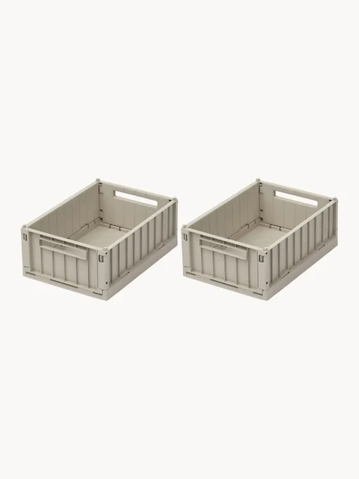 Decoración Infantil|Almacenaje Infantil>Liewood Cajas plegables Weston, 2 uds. Gris claro