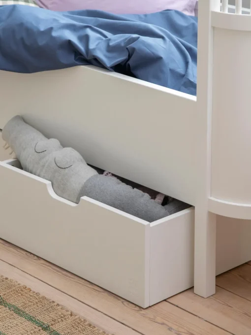 Cunas Para Bebé|Cunas Para Bebé>Sebra Cajón de madera con ruedas para cama Baby & Jr. Blanco