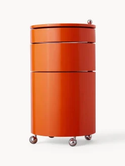 Cajoneras|Cajoneras>Verpan Cajonera redonda de diseño Verner Panton Barboy Naranja brillante