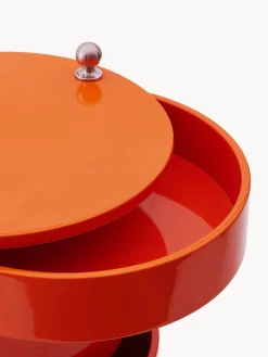 Cajoneras|Cajoneras></noscript>Verpan Cajonera redonda de diseño Verner Panton Barboy Naranja brillante