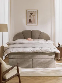 Outlet Cama continental con espacio de almacenamiento Romia Camas Continentales|Camas