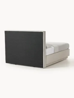Camas Continentales|Camas></noscript>Westwing Collection Cama continental con espacio de almacenamiento Oberon Tejido fino beige