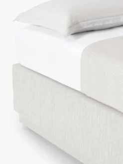 Camas Continentales|Camas></noscript>Westwing Collection Cama continental con espacio de almacenamiento Enya Tejido jaspeado greige