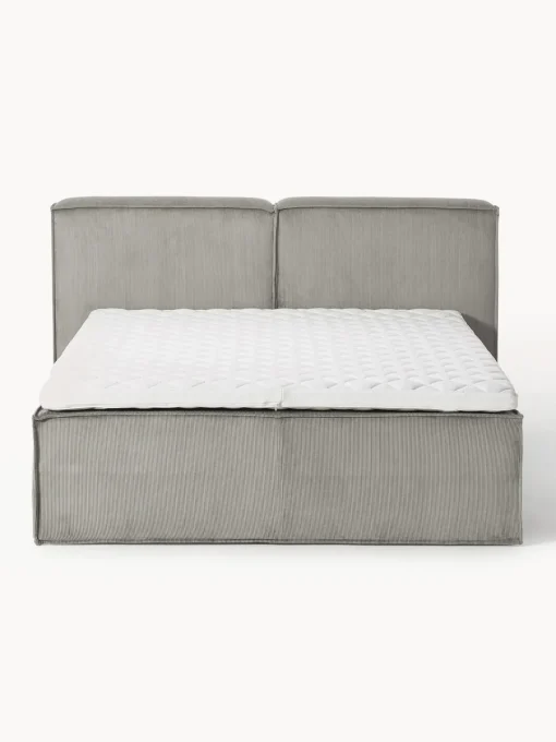 Sale Cama continental de pana Lennon Camas Continentales|Camas
