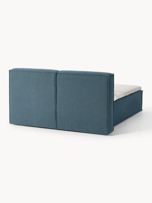Cama continental en tejido bouclé Lennon Camas Continentales|Camas