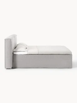 New Cama continental en tejido bouclé Lennon Camas Continentales|Camas