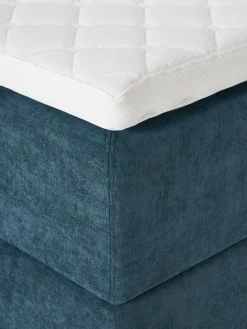 Camas Continentales|Camas></noscript>Westwing Collection Cama continental Enrica Tejido azul oscuro