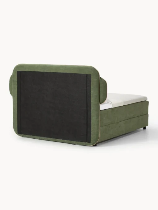 Camas Continentales|Camas>Westwing Collection Cama continental Enrica Tejido verde oscuro