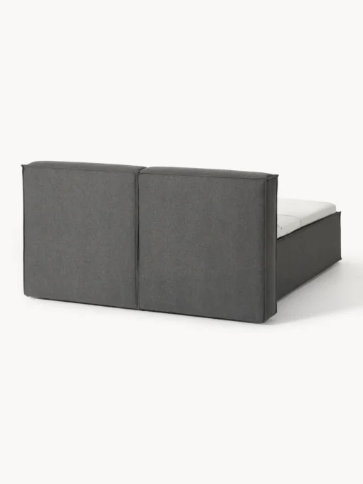 Camas Continentales|Camas>Westwing Collection Cama continental Lennon Tejido gris antracita