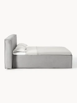 Camas Continentales|Camas></noscript>Westwing Collection Cama continental Lennon Tejido gris