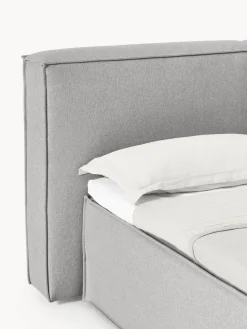 Camas Continentales|Camas></noscript>Westwing Collection Cama continental Lennon Tejido gris