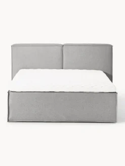 Camas Continentales|Camas></noscript>Westwing Collection Cama continental Lennon Tejido gris