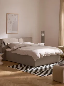 Camas Continentales|Camas>Westwing Collection Cama continental Lennon Tejido taupe