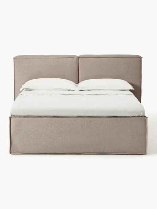 Camas Continentales|Camas>Westwing Collection Cama continental Lennon Tejido taupe