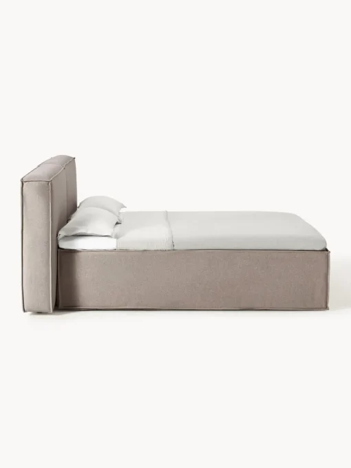 Camas Continentales|Camas>Westwing Collection Cama continental Lennon Tejido taupe