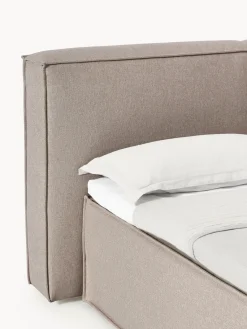 Camas Continentales|Camas></noscript>Westwing Collection Cama continental Lennon Tejido taupe