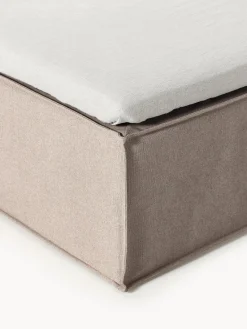 Camas Continentales|Camas></noscript>Westwing Collection Cama continental Lennon Tejido taupe