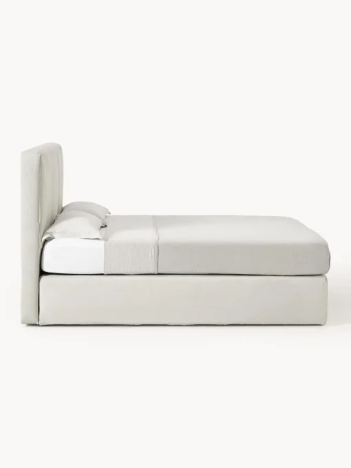 Camas Continentales|Camas>Westwing Collection Cama continental Oberon Tejido fino beige claro