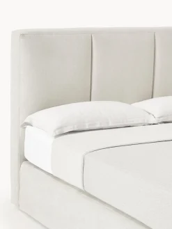 Camas Continentales|Camas></noscript>Westwing Collection Cama continental Oberon Tejido fino beige claro