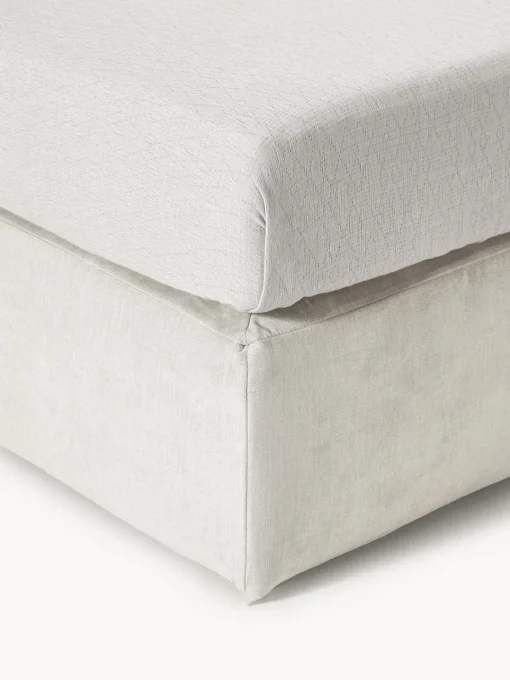 Camas Continentales|Camas>Westwing Collection Cama continental Oberon Tejido fino beige claro