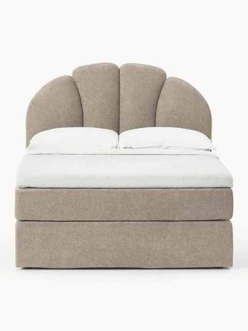 Camas Continentales|Camas>Westwing Collection Cama continental Romia Tejido fino greige