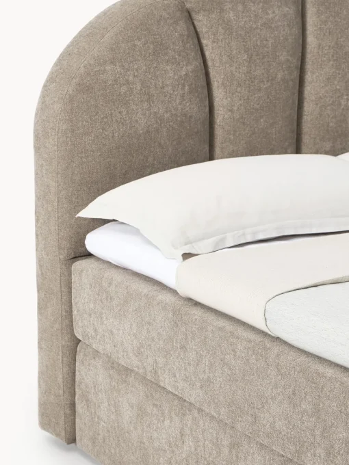 Camas Continentales|Camas>Westwing Collection Cama continental Romia Tejido fino greige