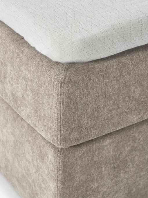 Camas Continentales|Camas>Westwing Collection Cama continental Romia Tejido fino greige