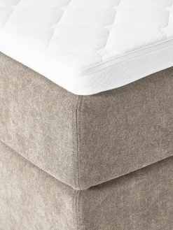 Camas Continentales|Camas></noscript>Westwing Collection Cama continental Romia Tejido fino greige