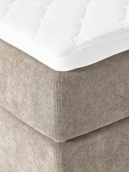 Camas Continentales|Camas>Westwing Collection Cama continental Romia Tejido fino greige