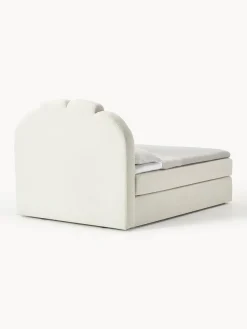 Camas Continentales|Camas></noscript>Westwing Collection Cama continental Romia Tejido fino blanco Off White