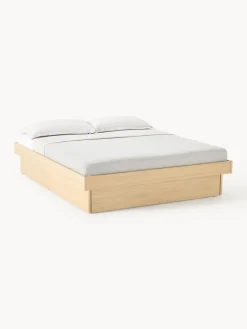 Estructuras De Cama|Camas>Westwing Collection Cama de madera con cajones Sato Madera de roble