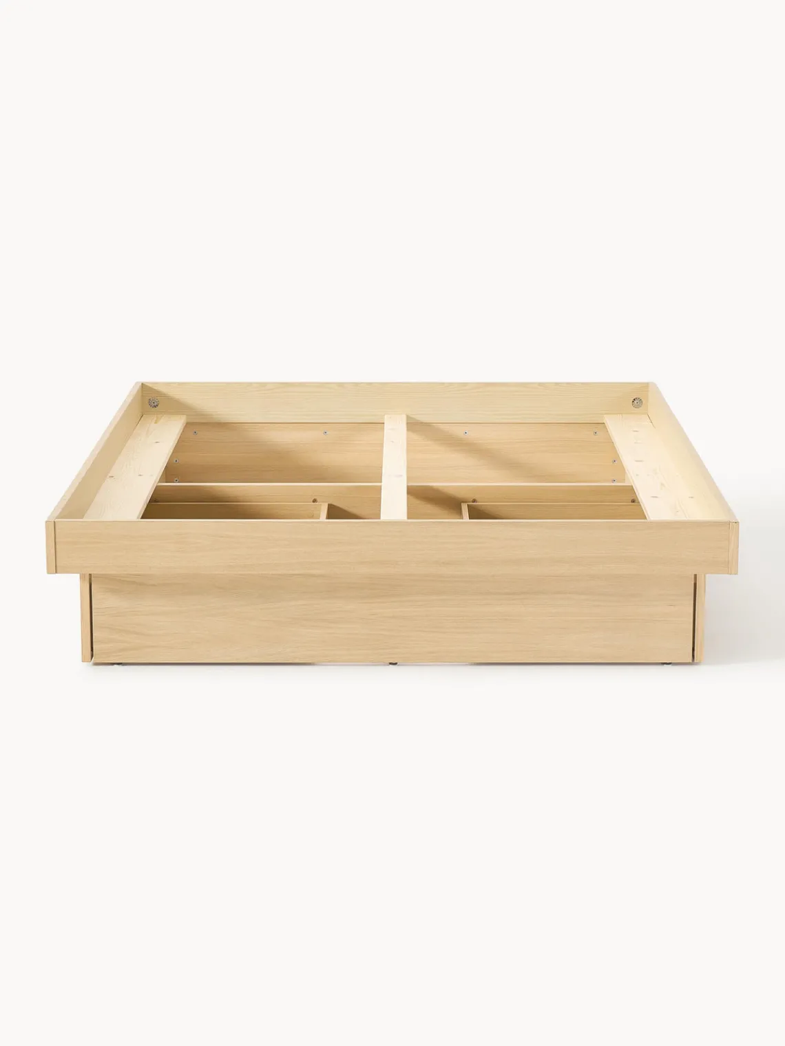 Estructuras De Cama|Camas>Westwing Collection Cama de madera con cajones Sato Madera de roble