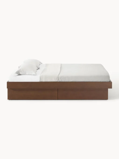 Online Cama de madera con cajones Sato Estructuras De Cama|Camas
