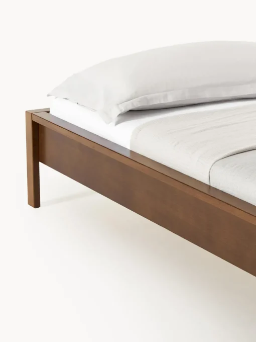 Estructuras De Cama|Camas>Westwing Collection Cama de madera Tammy Madera de nogal