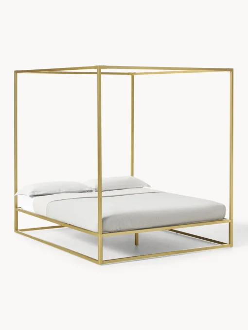 Cama de metal con dosel Belle Estructuras De Cama|Camas