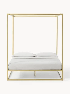 Cama de metal con dosel Belle Estructuras De Cama|Camas