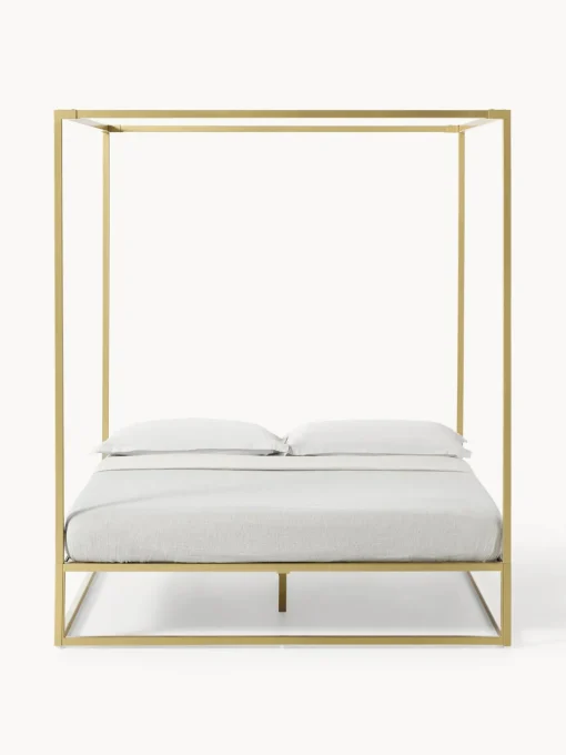 Cama de metal con dosel Belle Estructuras De Cama|Camas