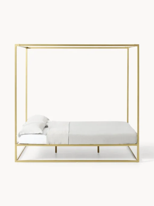 Cama de metal con dosel Belle Estructuras De Cama|Camas