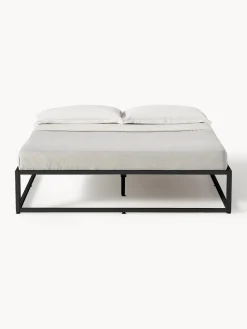 Estructuras De Cama|Camas>Westwing Collection Cama de metal Neptun Negro