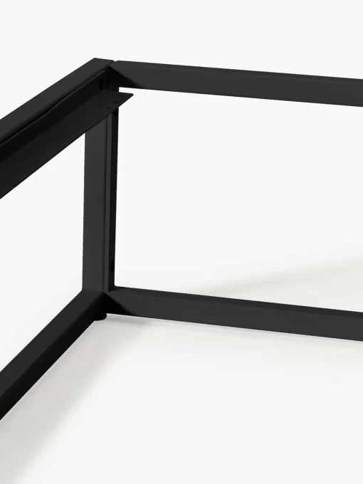 Estructuras De Cama|Camas>Westwing Collection Cama de metal Neptun Negro