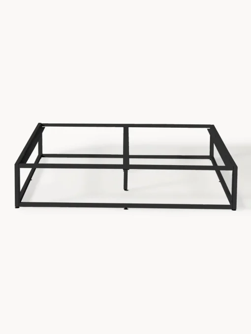 Estructuras De Cama|Camas>Westwing Collection Cama de metal Neptun Negro