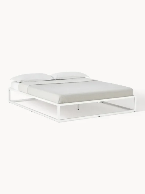 Estructuras De Cama|Camas>Westwing Collection Cama de metal Neptun Blanco