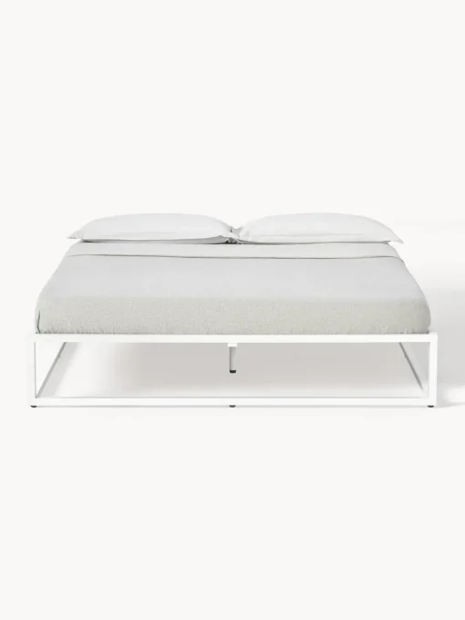 Estructuras De Cama|Camas>Westwing Collection Cama de metal Neptun Blanco