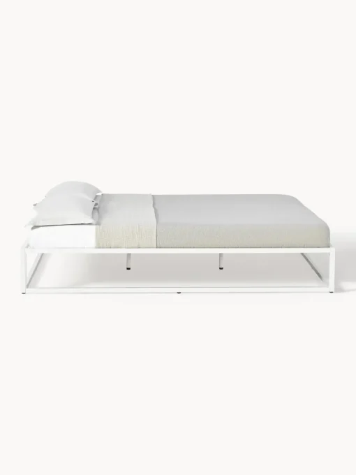 Estructuras De Cama|Camas>Westwing Collection Cama de metal Neptun Blanco