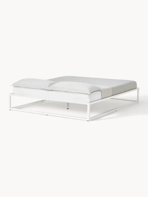 Estructuras De Cama|Camas>Westwing Collection Cama de metal Neptun Blanco