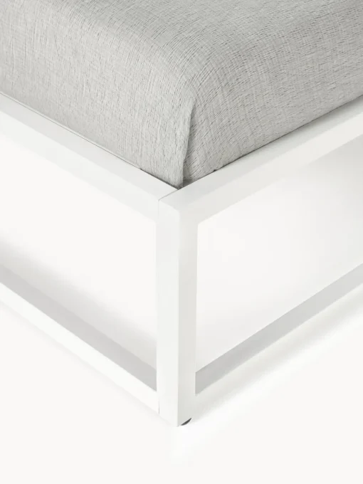 Estructuras De Cama|Camas>Westwing Collection Cama de metal Neptun Blanco
